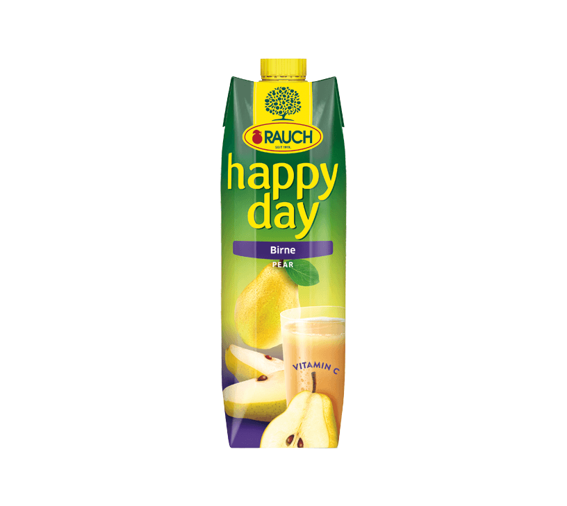 Rauch happy day Birnennektar Tetrapak