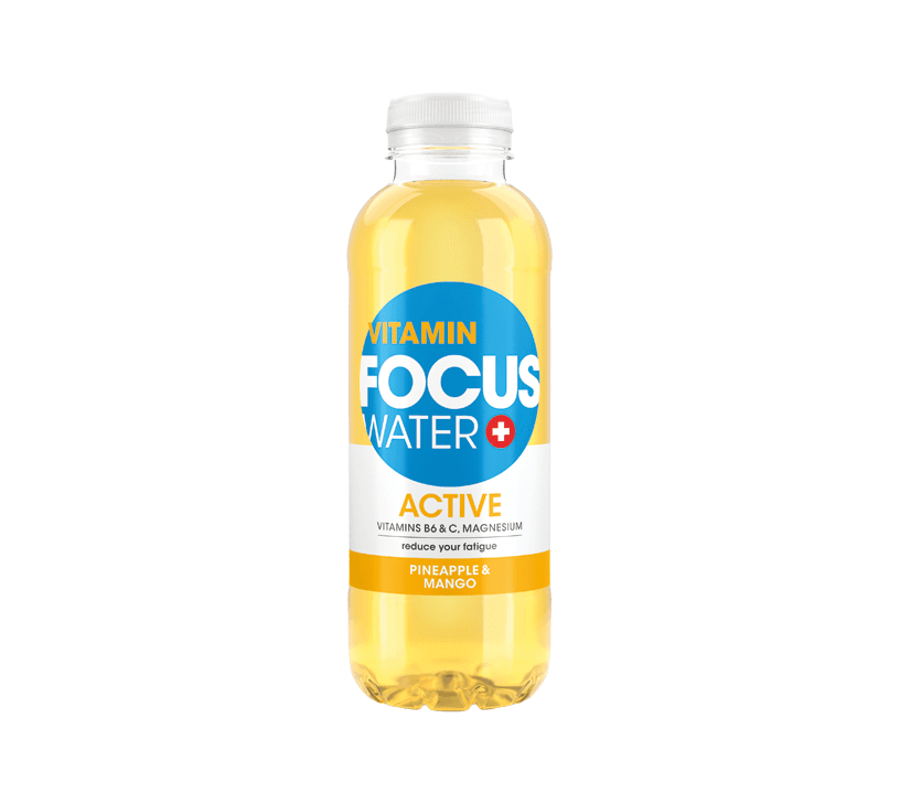 FOCUSWATER Active Ananas & Mango EW PET