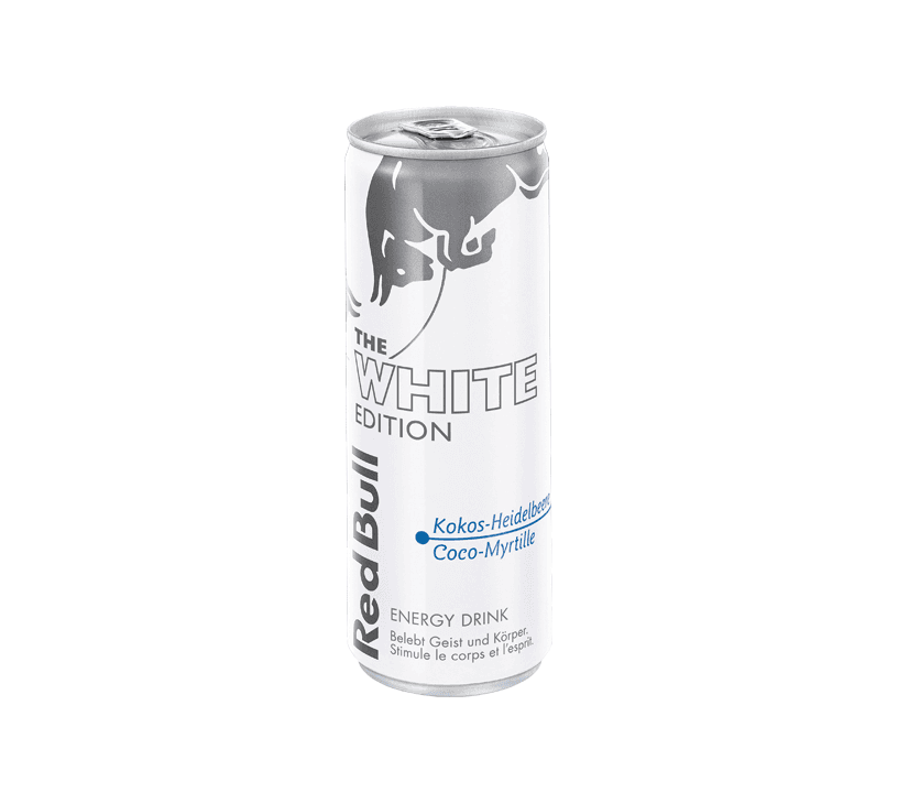 Red Bull White Edition Kokos-Heidelbeere Dose