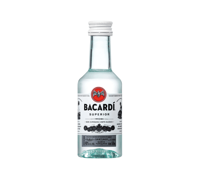 Bacardi Carta Blanca Mini Rum 37,5%