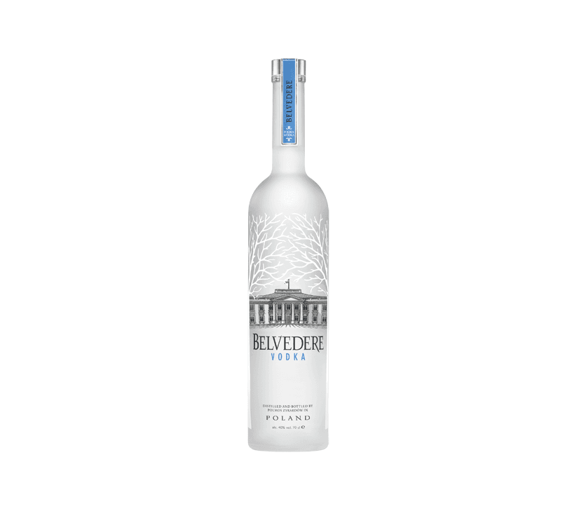 Belvedere Vodka 40% - Variant: EW Glas 1X0,70-bottle