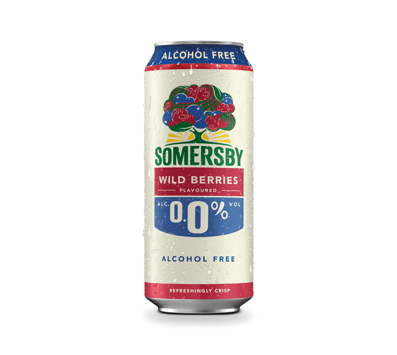 Somersby Wild Berries Alkoholfrei 0.0 6x4 pack Dose