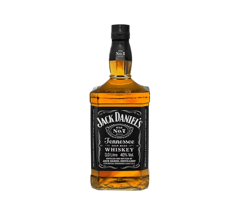 Jack Daniel's Old No. 7 Tennessee Whiskey 40% - Variant: EW Glas 1X3,00-bottle