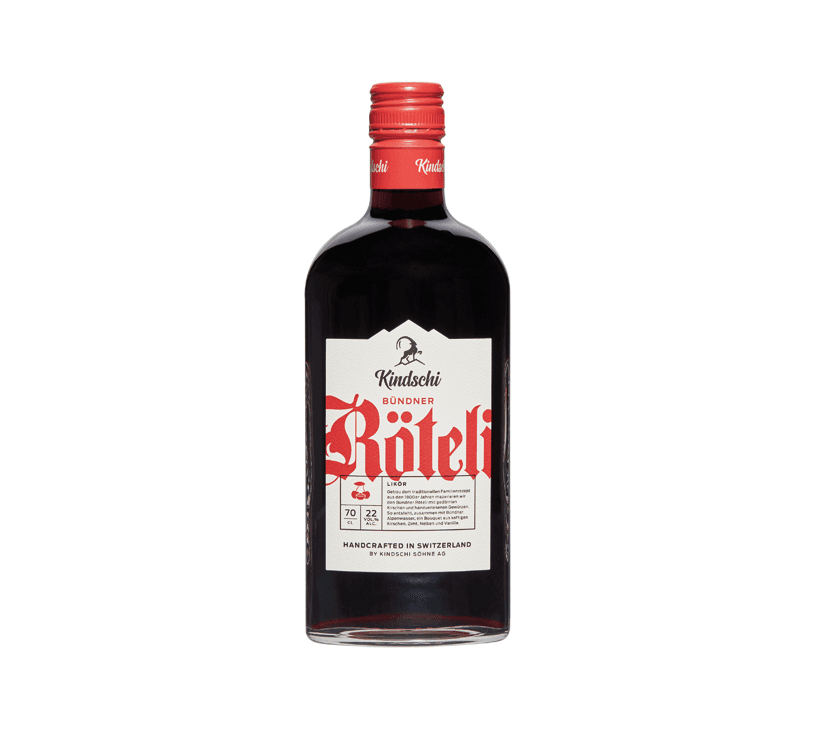 Bündner Röteli Kirschliqueur 22%