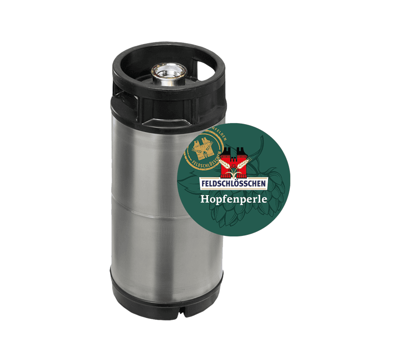 Feldschlösschen Hopfenperle Container