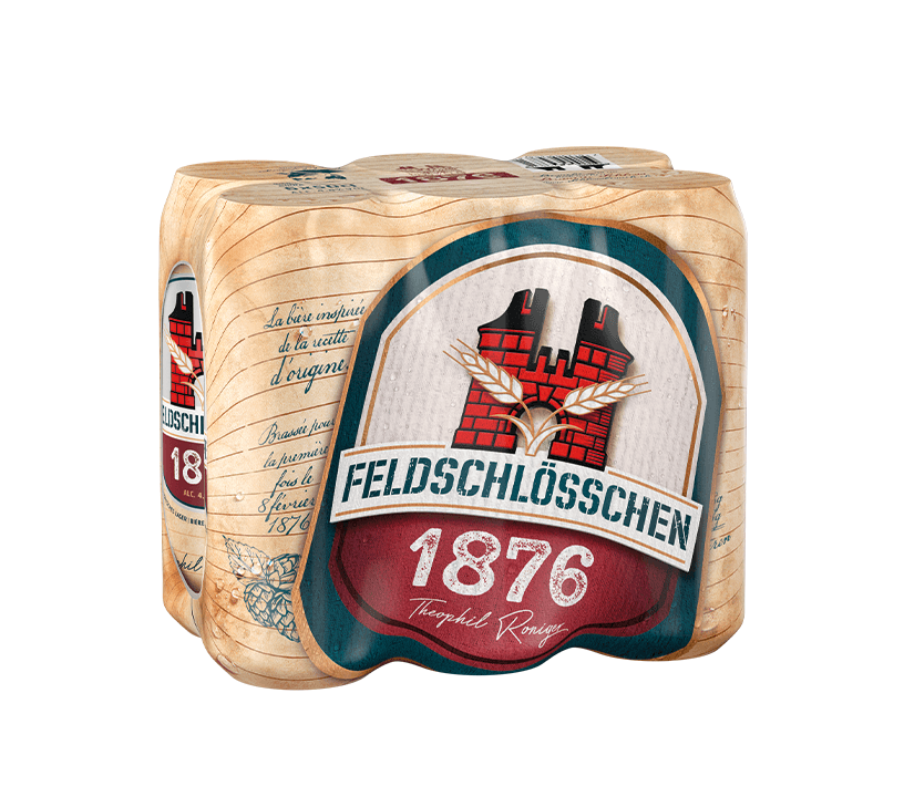 Feldschlösschen 1876 4x6er-Pack Dose