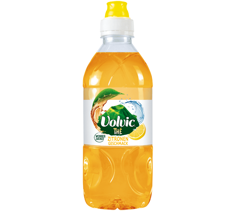 Volvic Schwarztee mit Zitronengeschmack ohne CO EW PET