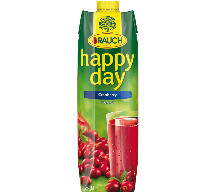 Rauch happy day Cranberry 100% Elopak