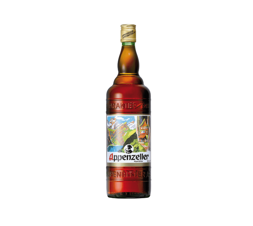 Appenzeller Alpenbitter 29% - Variant: EW Glas 1X1,00-bottle