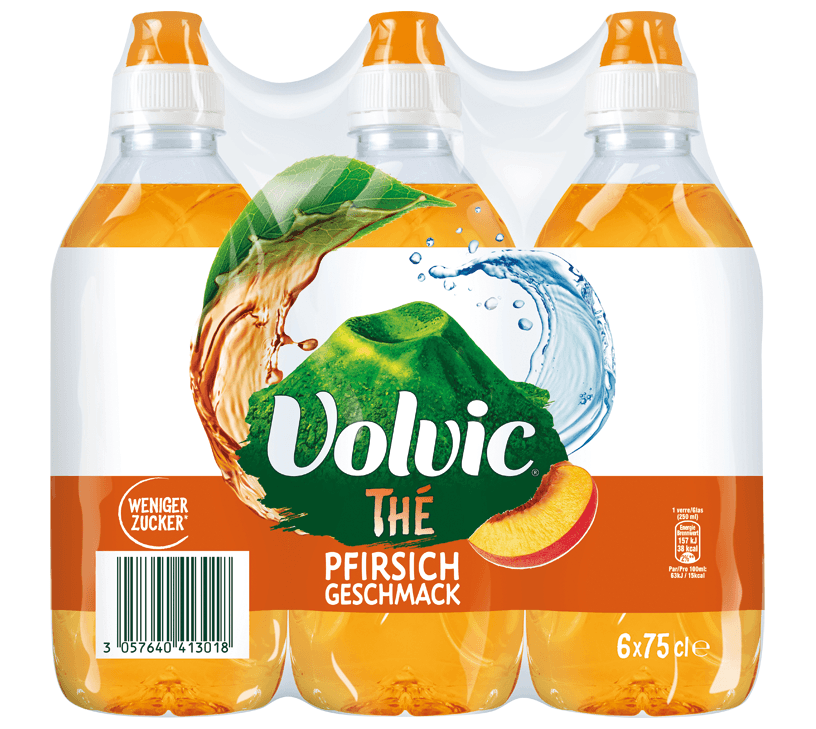 Volvic Thé Pêche Sportcap EW PET